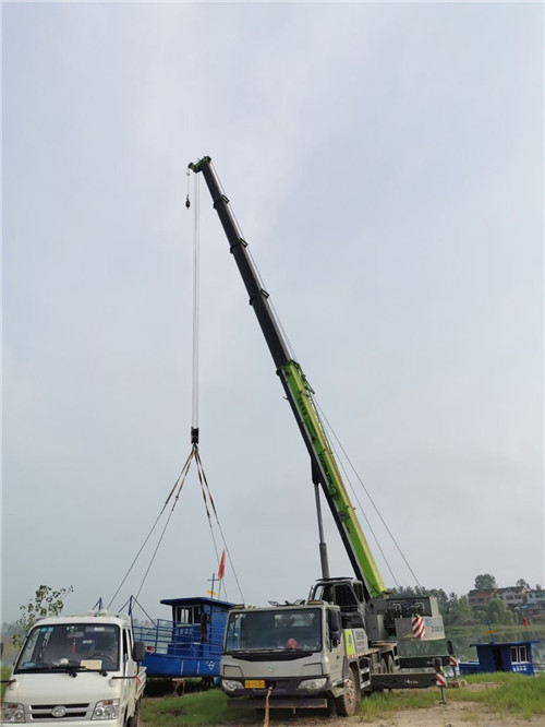 浦城县桥梁建设吊装案例